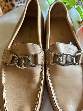 Geox Respira loafers, flats Leather, size 38 soft, comfortable